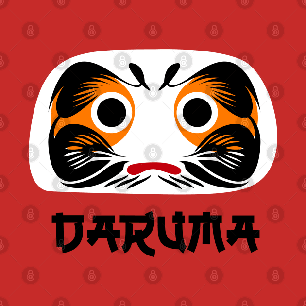 daruma doll face by s4rt4