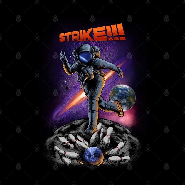 ASTRONAUT STRIKE!!! by AWANG ART STUDIO