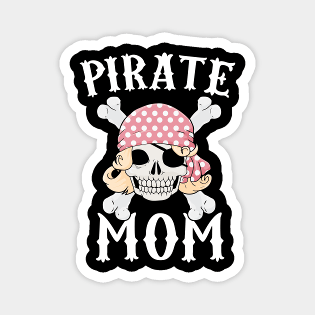 Pirate Mom Birthday Party Theme Magnet by CreativeGiftShop