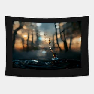 Drops Of Jupiter With Forest Rain Drops In Rainy Weather Tapestry