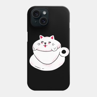 Coffee Cat Phone Case