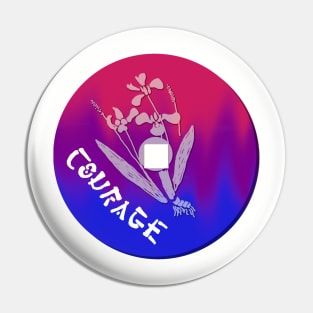 Courage Token - Bi Pride Pin