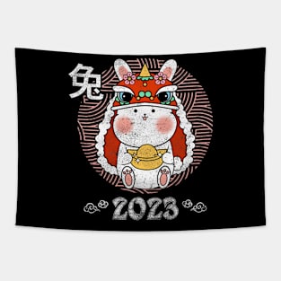 Year Of The Rabbit 2023 Chinese New Year Tapestry