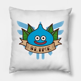 Slime Quest Traditional Tattoo Pillow