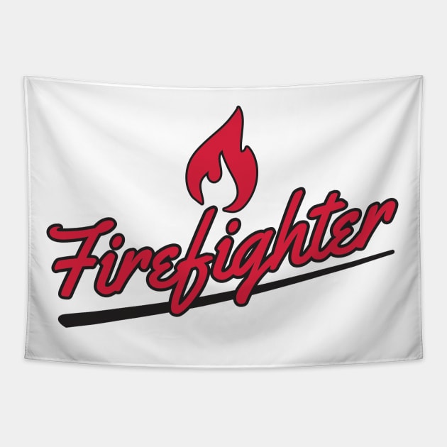 Firefighter Tapestry by nektarinchen