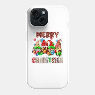 Merry Christmas Gnome Family Funny Xmas Tree Women Men Kids Phone Case