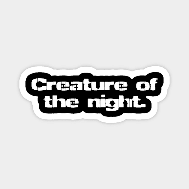 Creature of the Night Magnet by Oolong