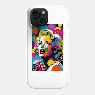 Modern woman in pop-art style Phone Case