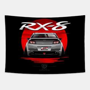 RX8 Rotary Slammed Wide Body (Grey) Tapestry