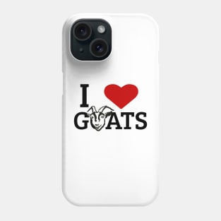 I Love Goats Phone Case