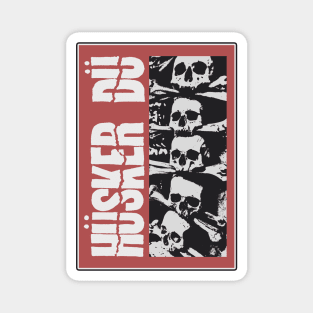 Husker Du Skulls // Fanmade Magnet