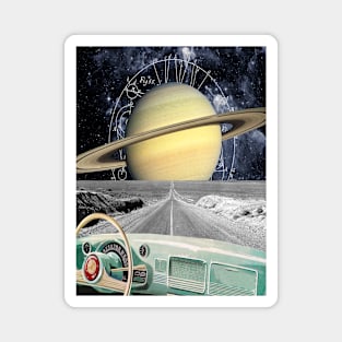 Road to Saturn,Cosmic Cruise Magnet