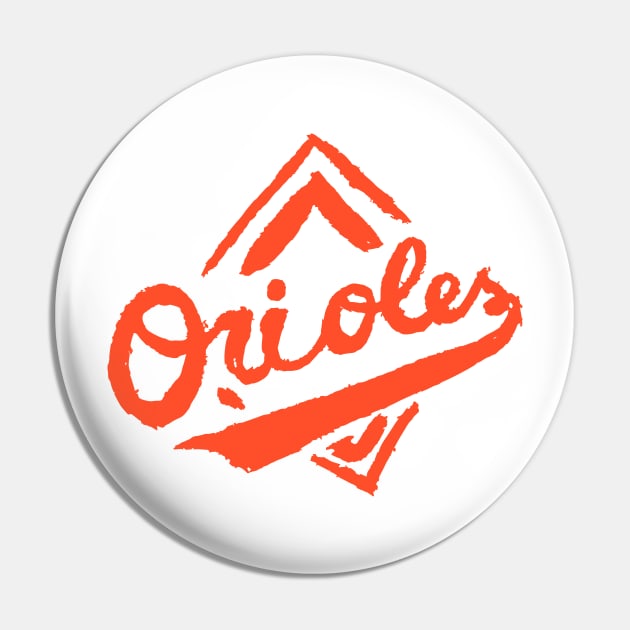 Baltimore Orioleeees 10 Pin by Very Simple Graph