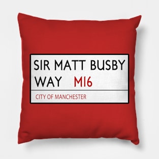 Sir Matt Busby Way Pillow