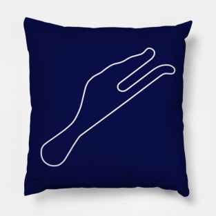 Riverside International Raceway [outline] Pillow