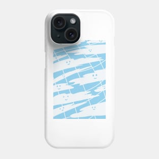Smile cloud in the blue sky Phone Case