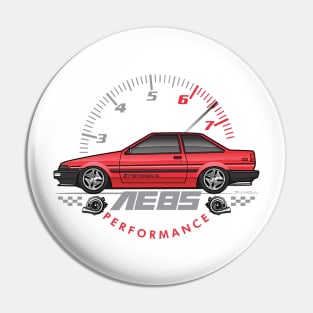 Red AE85 Pin