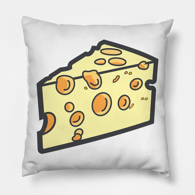 Cheese Pillow by ShirtyLife