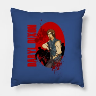 THE WALKING DEAD - DARYL DIXON AS A COMIC BOOK CHARACTER Pillow