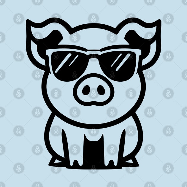 Cool Pig by KayBee Gift Shop