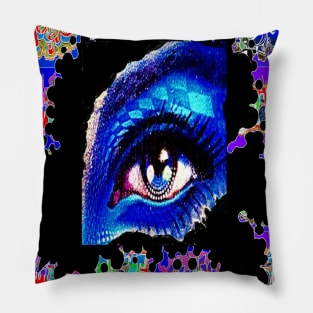 beautiful Eye Street Graffiti Pillow