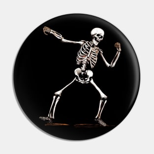 Dancing Death - Skeleton Pin