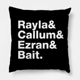 Rayla & Callum & Ezran & Bait. Pillow