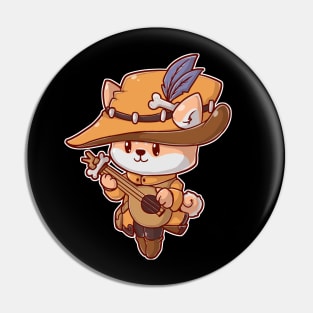 Bard Dog Pin