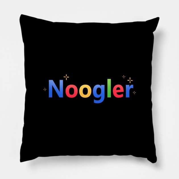 Noogler New Google Employee Pillow by yellowpomelo