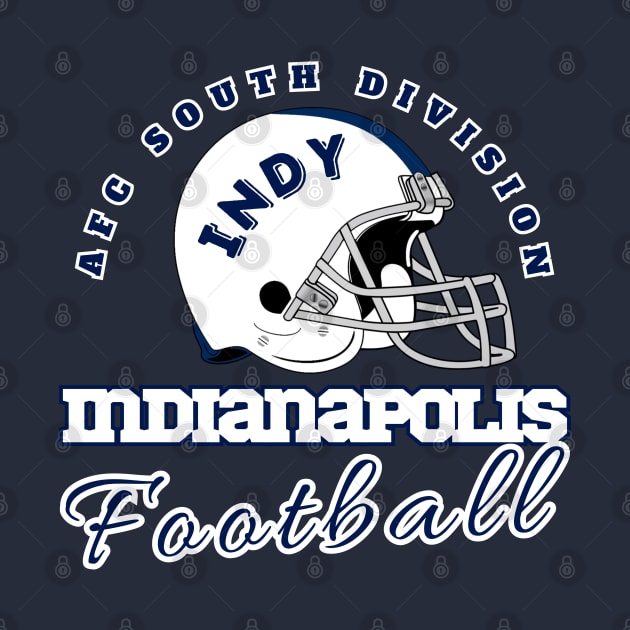 Indianapolis Football Vintage Style by Borcelle Vintage Apparel 