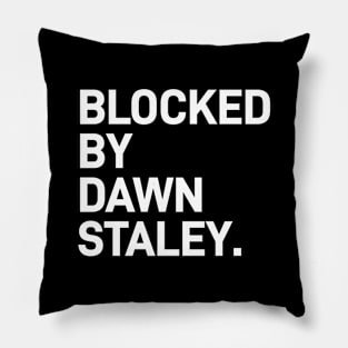 Blocked By Dawn Staley Pillow