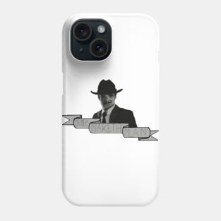 Agent Whiskey (B&W) Phone Case