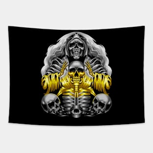 witch skull Tapestry