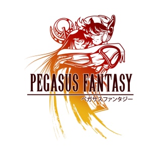 Pegasus Fantasy (words) T-Shirt