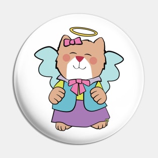 Good Angel Kitten Pin