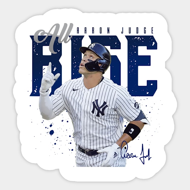 New York Yankees Aaron Judge Name & Number Graphic Crew Sweatshirt - Mens