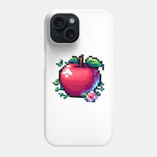 Apple Pixel Flora Bloom Vintage Retro Phone Case