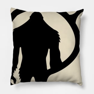 Bigfoot Footprint Pillow