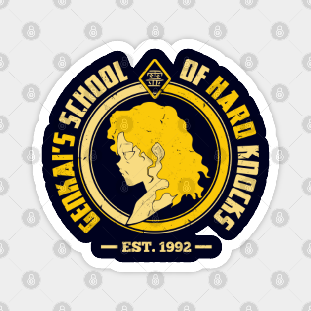 Genkai S School Of Hard Knocks Yuyu Hakusho Magnet Teepublic