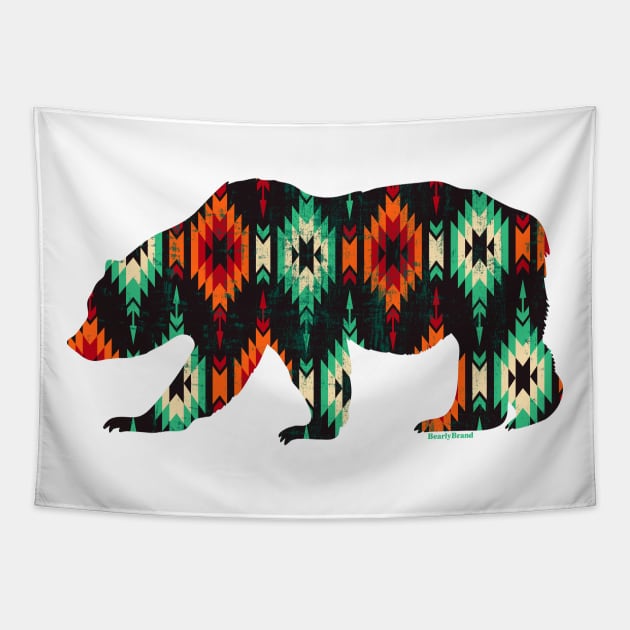 Southwestern Tribal Bear for Gay Bears & Admirers | BearlyBrand Tapestry by The Bearly Brand