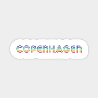 Copenhagen Pride Rainbow Font Magnet