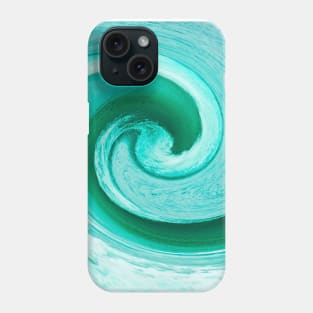 Catch an ocean wave in teal blue waters and surf Phone Case