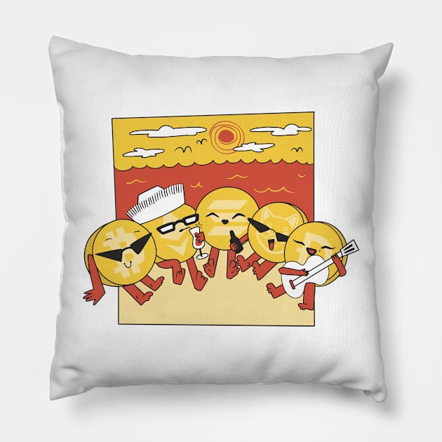 Bitcoin Pillow by QuentinD