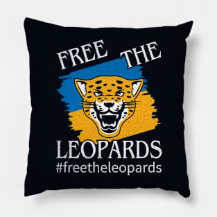 Free the Leopards Pillow