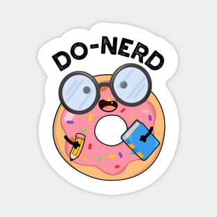 Do-nerd Funny Nerdy Donut Pun Magnet