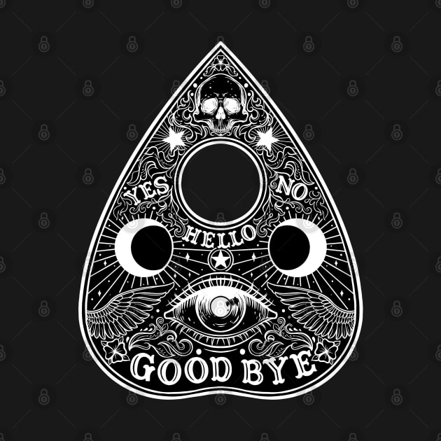 Ouija Planchette Board. All Seeing Eye by OccultOmaStore