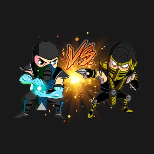 Sub-Zero vs Scorpion Kids Mortal Kombat Pro Kompetition T-Shirt