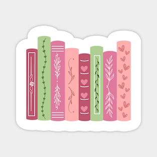 Pastel Bookshelf Magnet