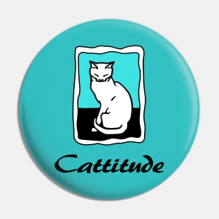 Cattitude Pin