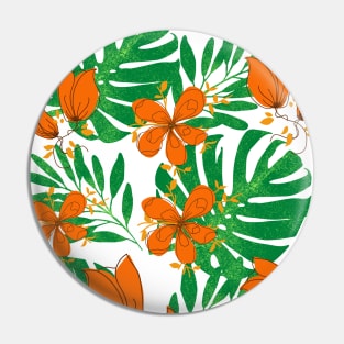 Tropical Style,  summer shirt Pin